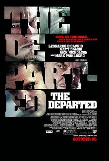 Movie poster, The Departed; Festivale film review