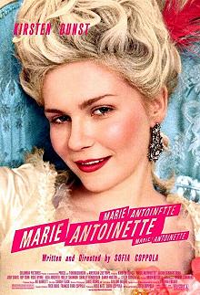 Movie poster, Marie Antoinette; Festivale film review