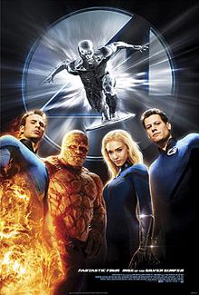 Movie poster, Fantastic Four Rise of the Silver Surfer; Festivale film review