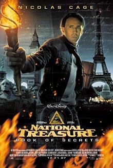 Movie poster, National Treasure 2 Book of Secrets; Festivale film reveiw