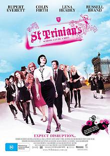 Movie poster, St Trinians; Festivale film review