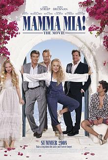Movie poster, Mamma Mia; Festivale film review