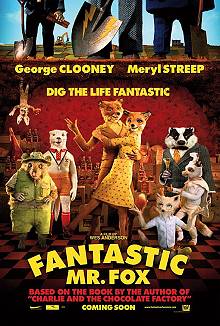Movie poster; Fantastic Mr Fox; Festivale film reviews; 220x326