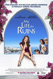Movie poster, My Life in Ruins, Festivale film review; 220x326