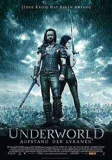 Movie poster, Underworld 3: Rise of the Lycans; Festivale film review