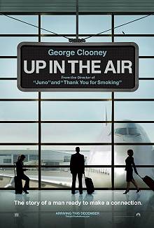 Movie poster, Up in the Air; Festivale film review; 220x326