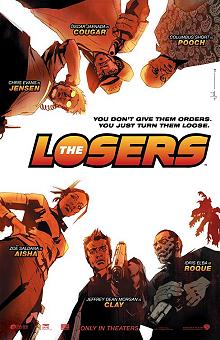 Movie poster; The Losers, Festivale film review; 220x340