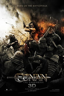 Movie Poster, Conan the Barbarian, Festivale film review; 220x326