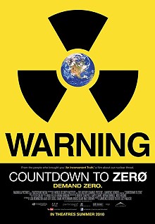 Movie poster, Countdown to Zero, Festivale film review; 220x318