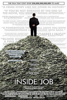 movie poster, Inside Job, Festivale film review; 220x326