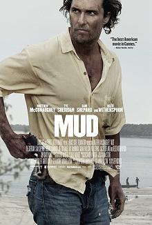 Movie poster, Mud, Festivale film review; 220x326