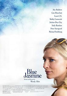 Movie poster, Blue Jasmine, Festivale film review; 220x315