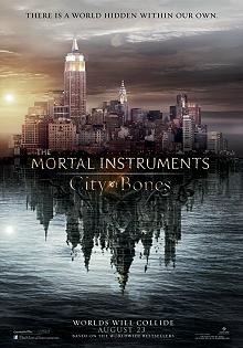 Movie Poster, Mortal Instruments: City of Bones, Festivale film review; 220x315