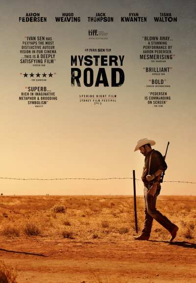movie poster, Mystery Road, Festivale film review; 400x579
