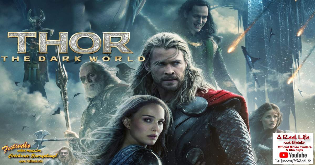 Movie poster, Thor The Dark World; (c) 2013 Marvel Studios, Festivale film review preview