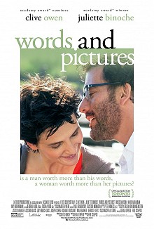 movie poster, Words and Pictures, Festivale film review; 220x326