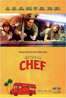 Chef movie poster, Festivale film review; 220x325