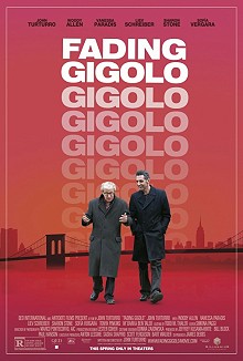 Movie poster, Fading Gigolo, Festivale film review; 220x326