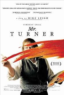 movie poster, Mr Turner, Festivale film review; 220x326