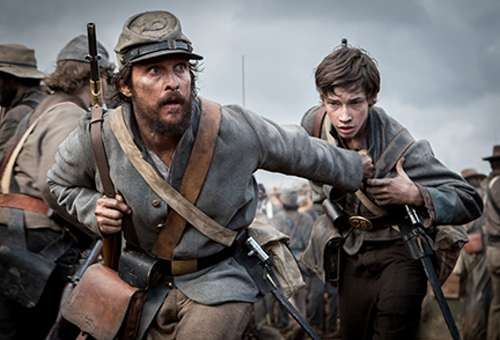 movie still, Free State of Jones, Festivale film review page; 500x340