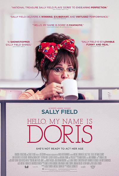 movie poster, Hello My Name is Doris, Festivale film review; 400x593