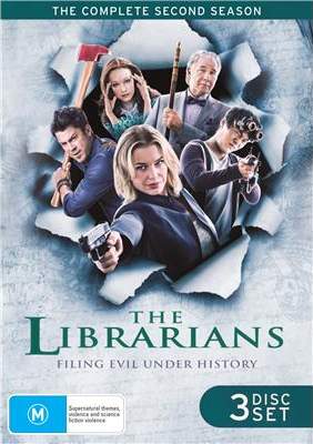 DVD Cover, The Librarians Season 2, Festivale DVD review; 282x400