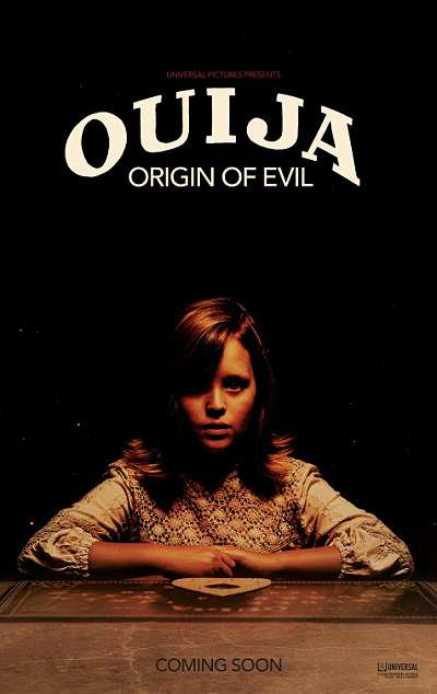 movie poster Ouija 2 / Ouija: Origin of Evil, Festivale film review page; 400x634