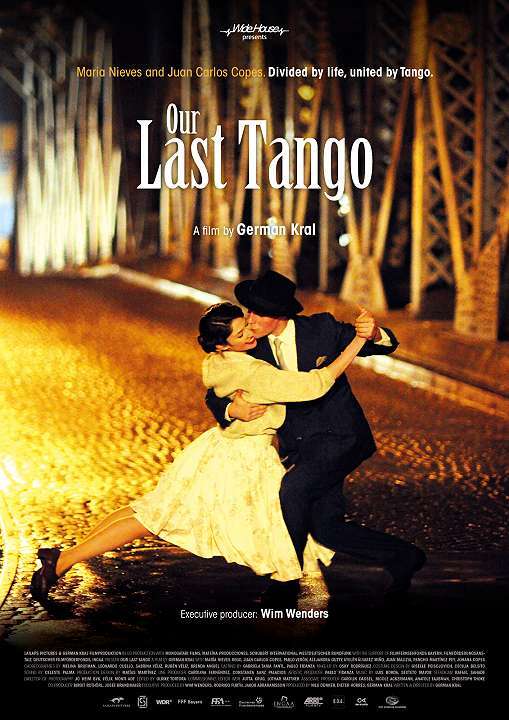 movie poster, Our Last Tango, Festivale film review page; 509x720