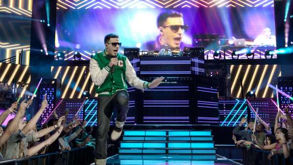 movie still, Popstar Never Stop Never Stopping, Festivale film review page; 600x338