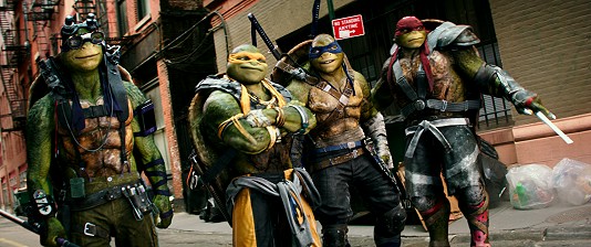Movie still, Teenage Mutant Ninja Turtles Out of the Shadows, Festivale film review; 534x224