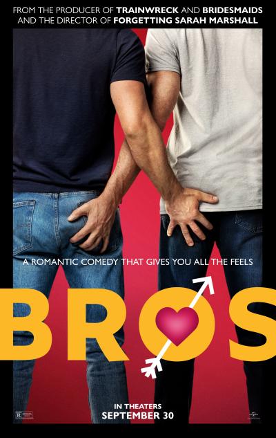 Movie poster, Bros; {CopyrightNotice}, Festivale film review