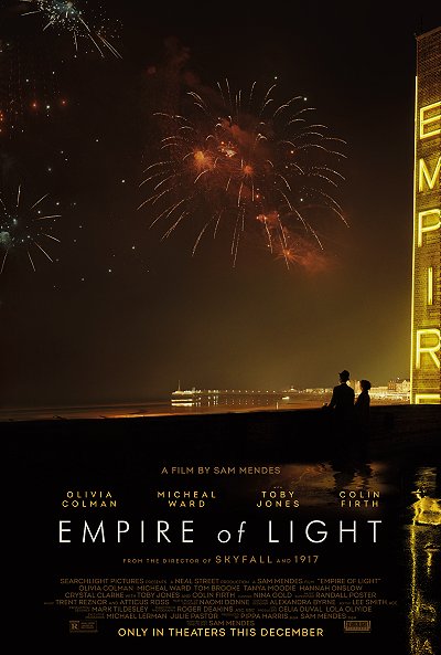 Movie poster, Empire Of Light; {CopyrightNotice}, Festivale film review