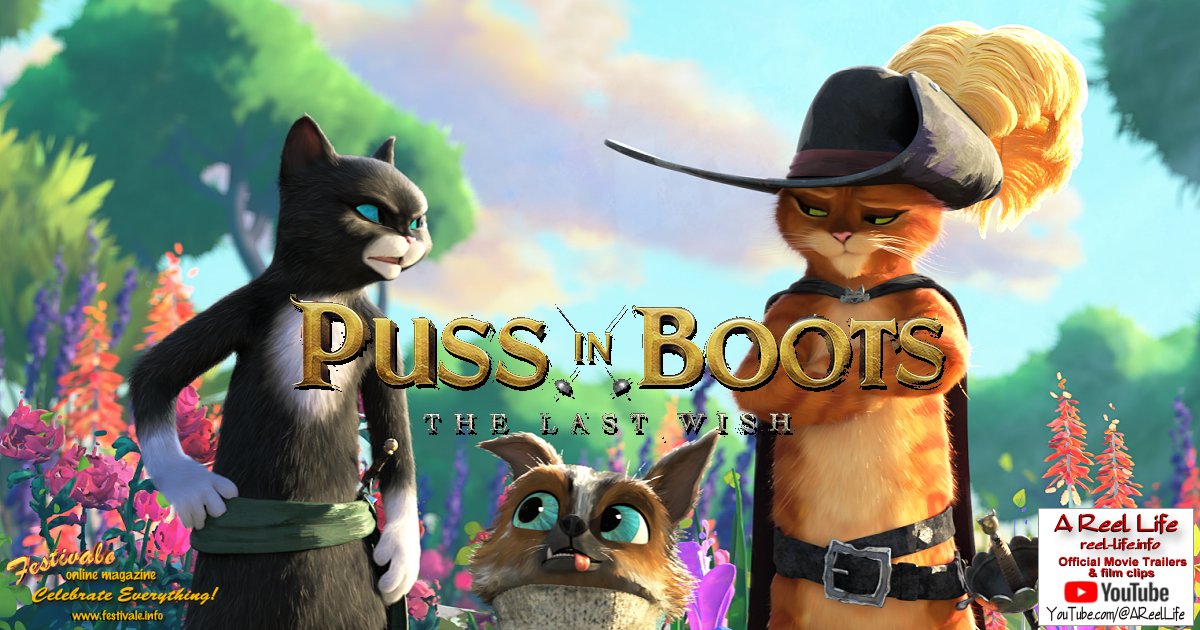 Movie poster, Puss in Boots - The Last Wish; {CopyrightNotice}, Festivale film review preview