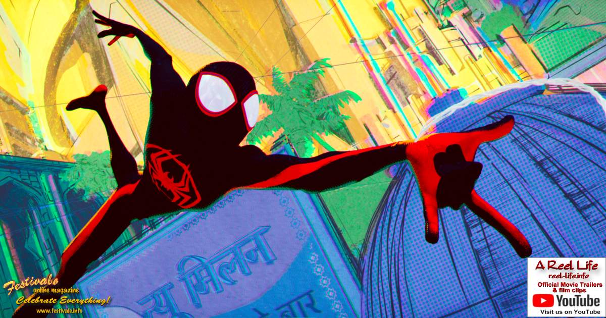 Movie poster preview, Spider-Man Across the Spiderverse (2022) film reviews from the A Reel Life movie section.;1200x630
