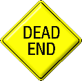 dead end; 119x118