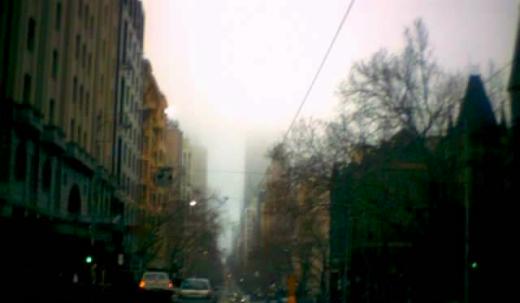 Paris end of Collins Street Melbourne, photograph (c) Ali Kayn; 520x303