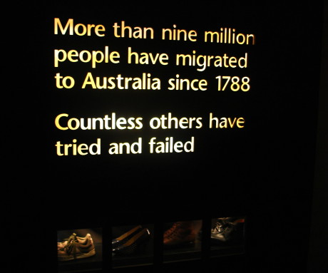 Quote, Immigration Museum, Melbourne, Victoria, Australia; 460x383