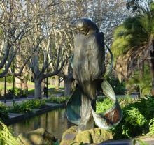 Statue of The Phoenix, Queen Victoria Gardens (c) 2005 Ali Kayn