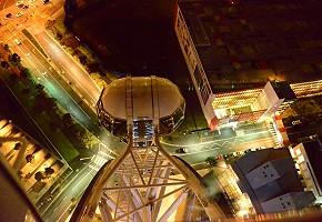 Melbourne Star, Docklands, Victoria, Australia, looking down. photo (c) 2014 Richard Hryckiewicz; 300x200