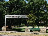 Front entrance, Jacobs Reserve, Brunswick West, Melbourne, Victoria, Australia (c) MMXXII Ali Kayn; 160x120