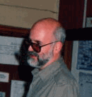 Terry Pratchett in Melbourne, Australia; pratchet.gif - 10821 Bytes