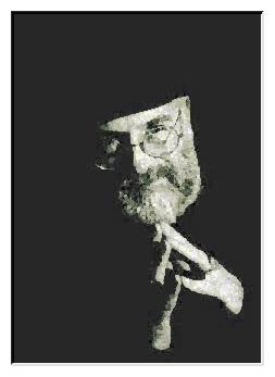 Photograph, fantasy author Terry Pratchett