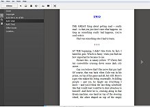 Kindle for PC reader with contents sidebar visible; 219x156