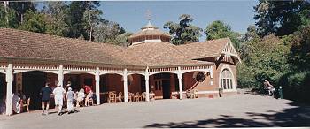 Hepburn Springs pump building, Victoria, Australia; 350x146