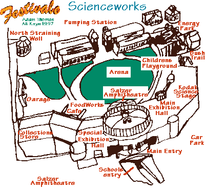 Scienceworks map
