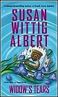 book cover, Widow's Tears, Susan Wittig Albert; 84x139