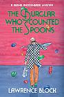 book cover, The Burglar Who Counted the Spoons, by Lawrence Block (); 93x140