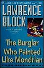 Book cover, The Burglar Who Painted Like Mondrian, Lawrence Block; 90x139