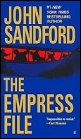 Book cover, The Empress File, John Sandford; 81x139
