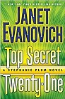 book cover, Top Secret Twenty-One by Janet Evanovich; 92x139